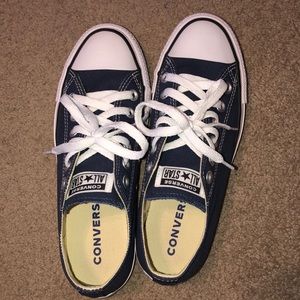 Navy blue Converse